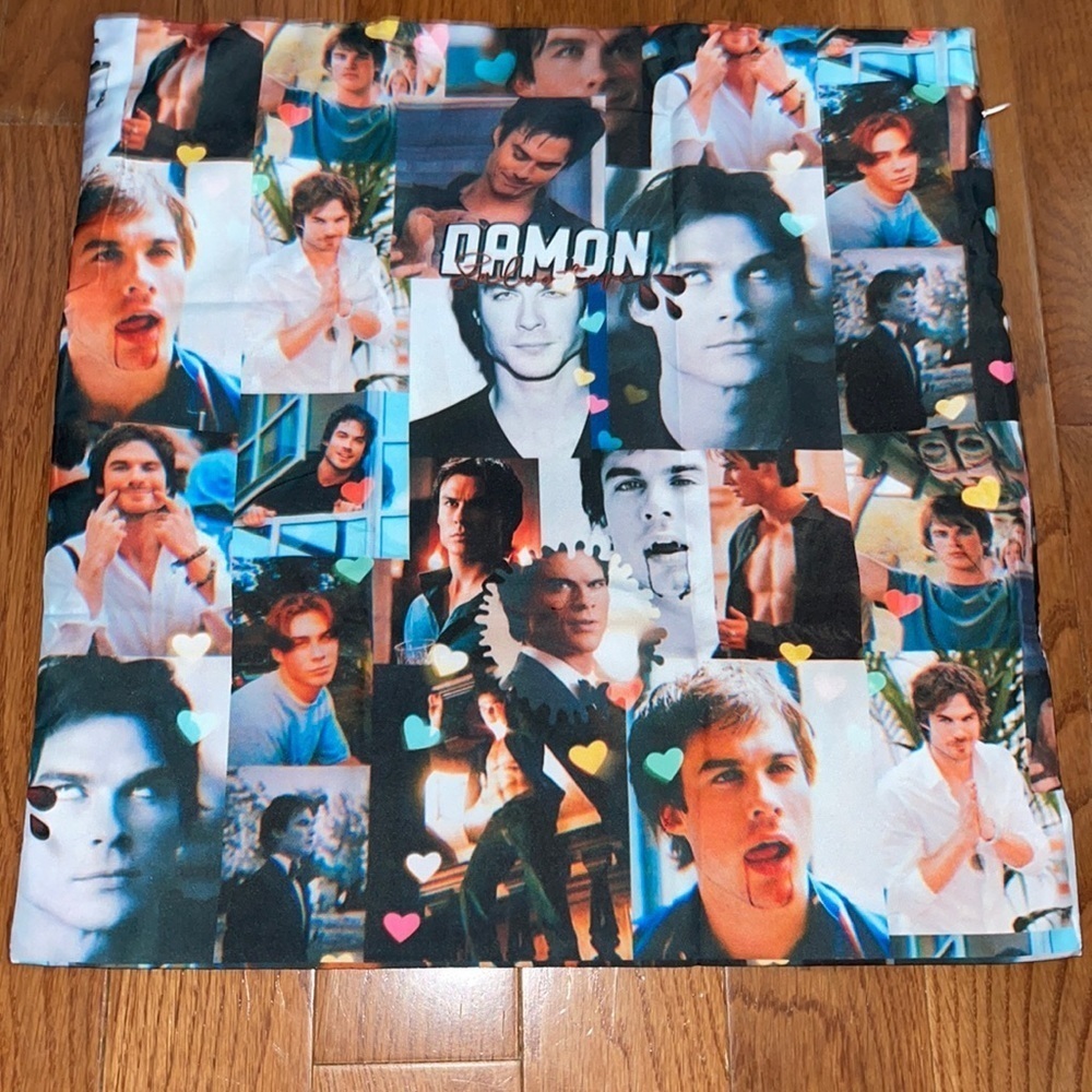 New Damon Salvatore - Vampire Diaries pillowcase